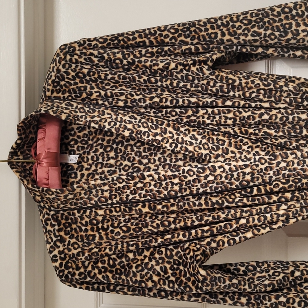 Cheetah Print Robe